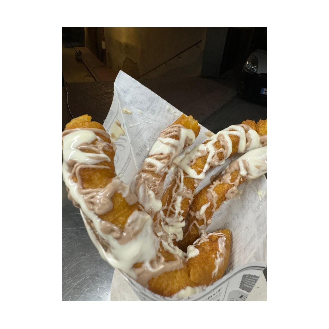 RACION DE CHURROS  CON TOPPING