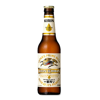 Cerveza japonesa Kirin tercio
