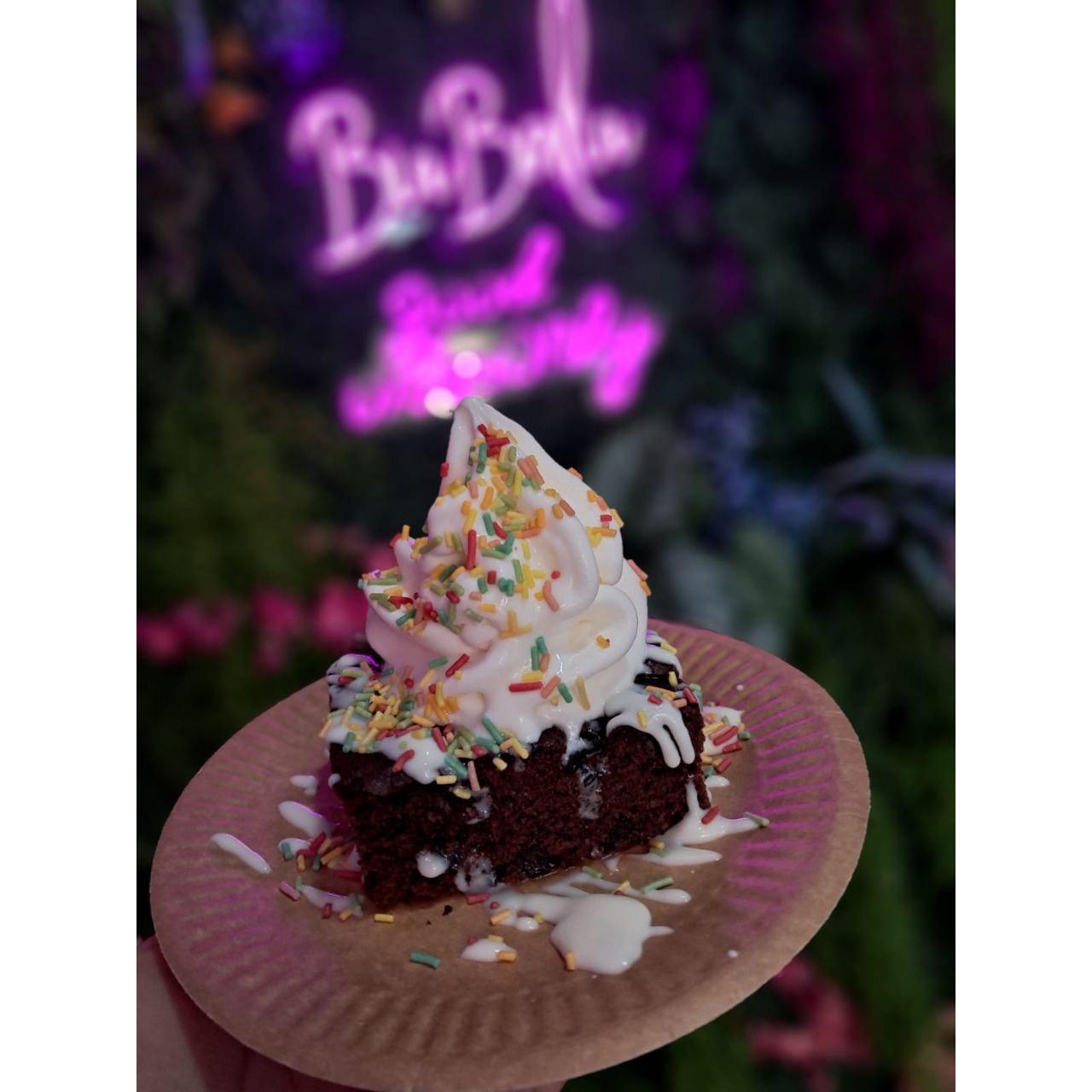 Brownie con Crema