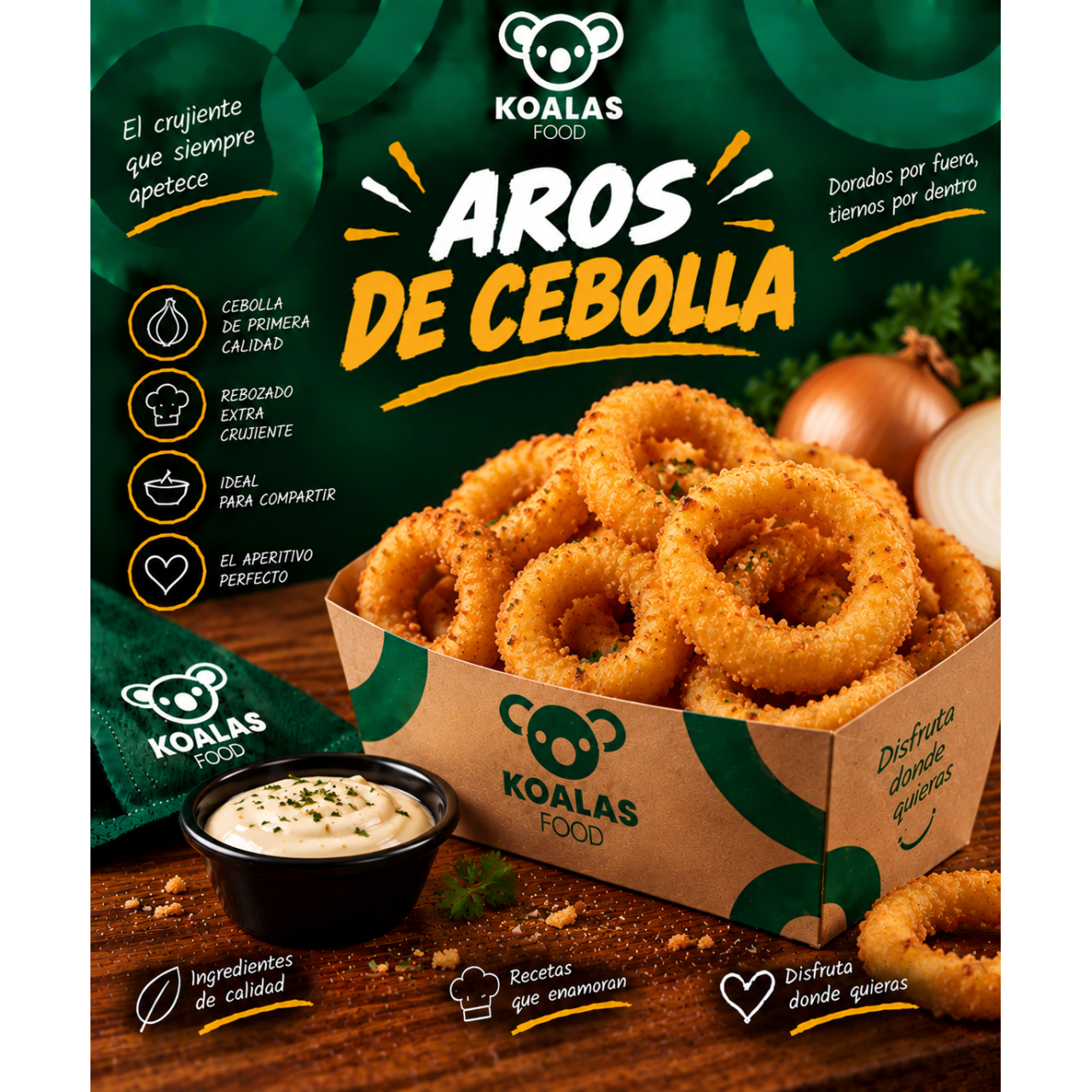AROS DE CEBOLLA 8 UND.