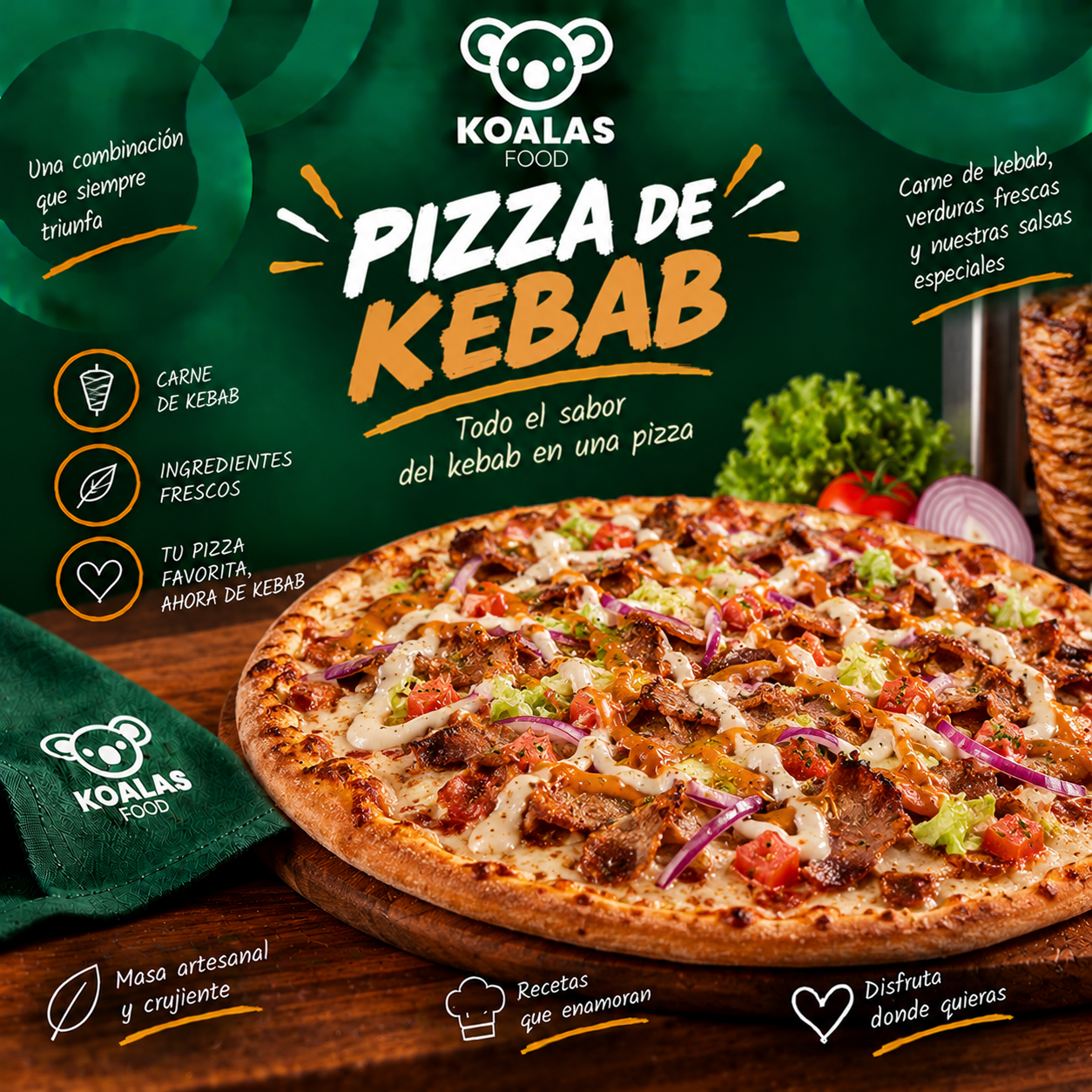PIZZA TERNERA